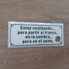 Cartel Enlozado 10x25