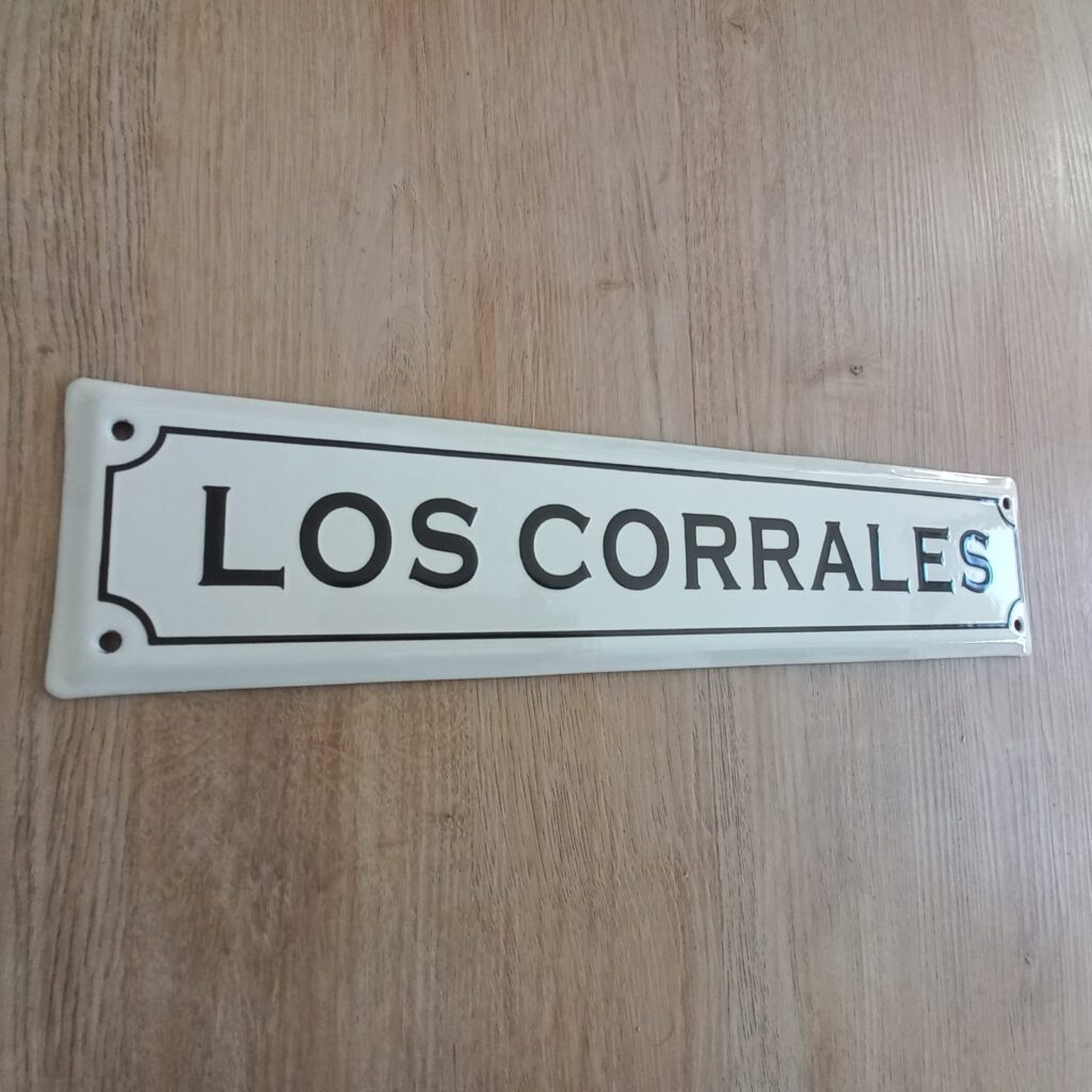 Cartel Enlozado 8x38